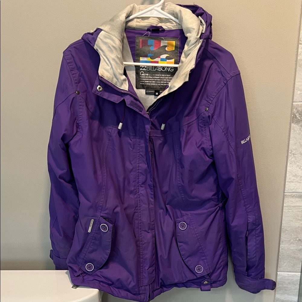 Billabong Woman’s Vibrant Purple Raincoat